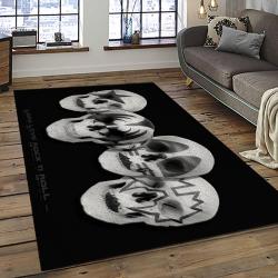KISS Rock Band Music Retangle Carpet Area Rug Home Decor Best Gift For Fan And Friends AS71