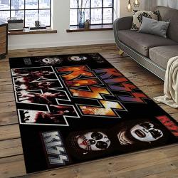 KISS Rock Band Music Retangle Carpet Area Rug Home Decor Best Gift For Fan And Friends AS73