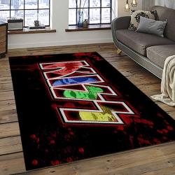 KISS Rock Band Music Retangle Carpet Area Rug Home Decor Best Gift For Fan And Friends AS78