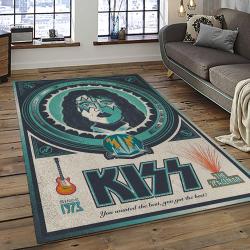 KISS Rock Band Music Retangle Carpet Area Rug Home Decor Best Gift For Fan And Friends AS8