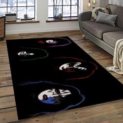 KISS Rock Band Music Retangle Carpet Area Rug Home Decor Best Gift For Fan And Friends AS80
