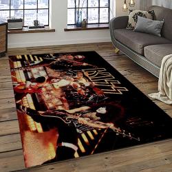 KISS Rock Band Music Retangle Carpet Area Rug Home Decor Best Gift For Fan And Friends AS86