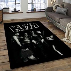 KISS Rock Band Music Retangle Carpet Area Rug Home Decor Best Gift For Fan And Friends AS88