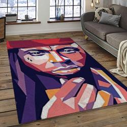 Lil Wayne Rapper Hiphop Music Rap Carpet Area Rug Home Decor Gift For Fans Gift For Friends LIL10
