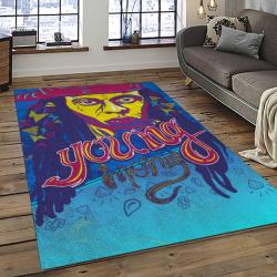 Lil Wayne Rapper Hiphop Music Rap Carpet Area Rug Home Decor Gift For Fans Gift For Friends LIL11