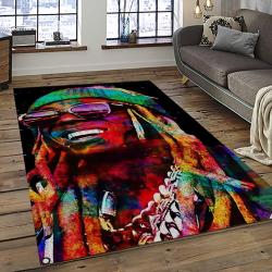 Lil Wayne Rapper Hiphop Music Rap Carpet Area Rug Home Decor Gift For Fans Gift For Friends LIL36