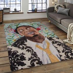 Lil Wayne Rapper Hiphop Music Rap Carpet Area Rug Home Decor Gift For Fans Gift For Friends LIL9
