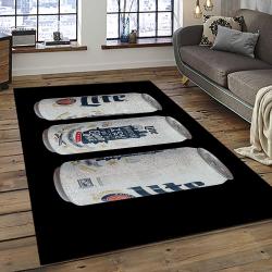 Miller Lite American Style Beer Retangle Carpet Area Rug Home Decor Gift Best Present For Friends ML10