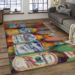 Miller Lite American Style Beer Retangle Carpet Area Rug Home Decor Gift Best Present For Friends ML21