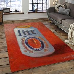 Miller Lite American Style Beer Retangle Carpet Area Rug Home Decor Gift Best Present For Friends ML22