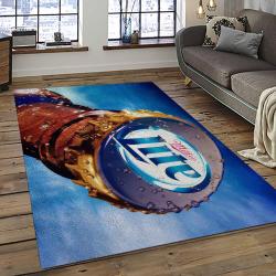 Miller Lite American Style Beer Retangle Carpet Area Rug Home Decor Gift Best Present For Friends ML30