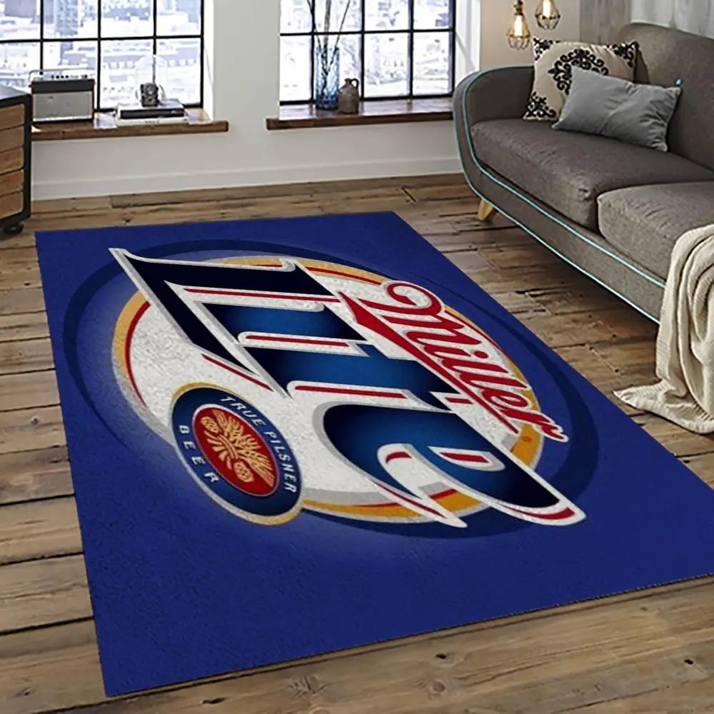 Miller Lite American Style Beer Retangle Carpet Area Rug Home Decor Gift Best Present For Friends ML35
