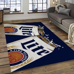Miller Lite American Style Beer Retangle Carpet Area Rug Home Decor Gift Best Present For Friends ML39