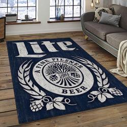 Miller Lite American Style Beer Retangle Carpet Area Rug Home Decor Gift Best Present For Friends ML42