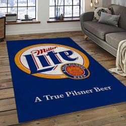 Miller Lite American Style Beer Retangle Carpet Area Rug Home Decor Gift Best Present For Friends ML46