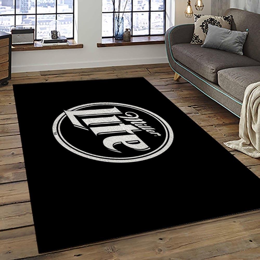 Miller Lite American Style Beer Retangle Carpet Area Rug Home Decor Gift Best Present For Friends ML47