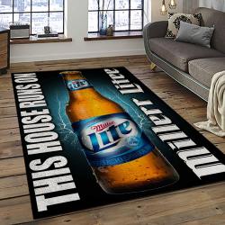 Miller Lite American Style Beer Retangle Carpet Area Rug Home Decor Gift Best Present For Friends ML49