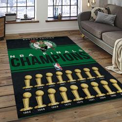 NBA Boston Celtics Basketball Team Logo Sport Carpet Area Rug Home Decor Best Gift For Friends BC65