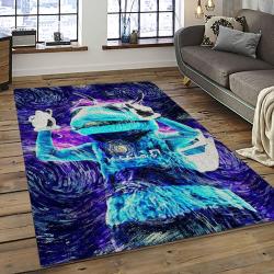 NBA Charlotte Hornets Basketball Team Logo Sport Carpet Area Rug Home Decor Best Gift For Friends CH59