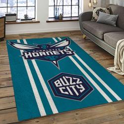 NBA Charlotte Hornets Basketball Team Logo Sport Carpet Area Rug Home Decor Best Gift For Friends CH70