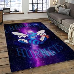 NBA Charlotte Hornets Basketball Team Logo Sport Carpet Area Rug Home Decor Best Gift For Friends CH81