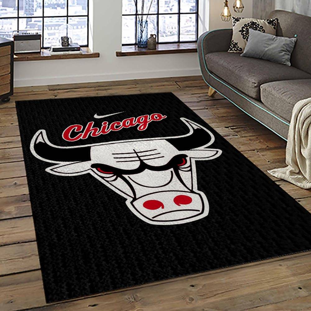 NBA Chicago Bulls Basketball Team Logo Sport Carpet Area Rug Home Decor Best Gift For Friends CB60