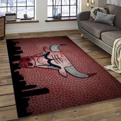 NBA Chicago Bulls Basketball Team Logo Sport Carpet Area Rug Home Decor Best Gift For Friends CB62