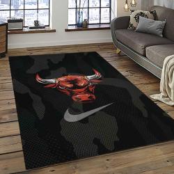 NBA Chicago Bulls Basketball Team Logo Sport Carpet Area Rug Home Decor Best Gift For Friends CB65