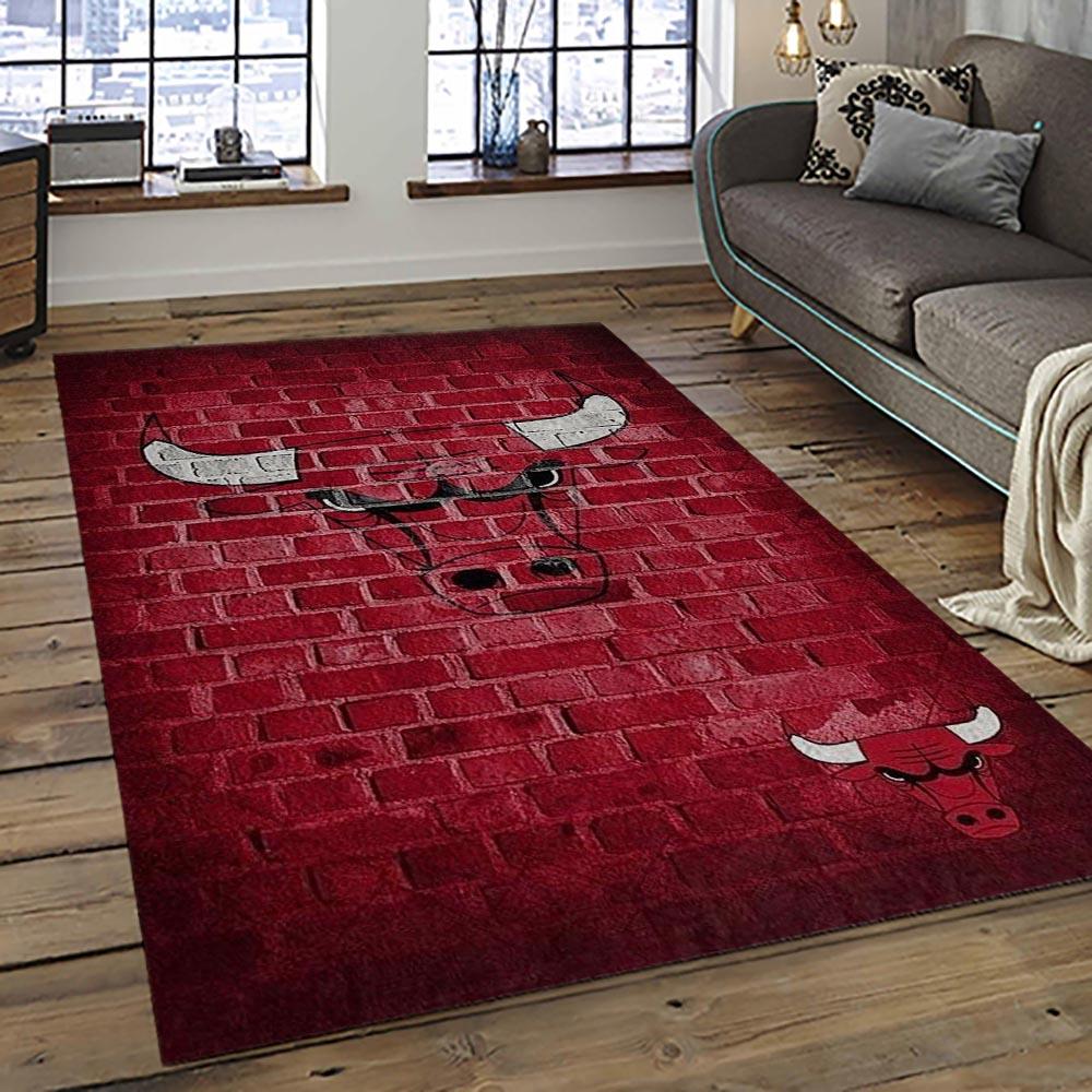 NBA Chicago Bulls Basketball Team Logo Sport Carpet Area Rug Home Decor Best Gift For Friends CB66