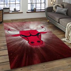 NBA Chicago Bulls Basketball Team Logo Sport Carpet Area Rug Home Decor Best Gift For Friends CB69