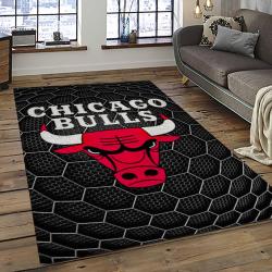 NBA Chicago Bulls Basketball Team Logo Sport Carpet Area Rug Home Decor Best Gift For Friends CB72