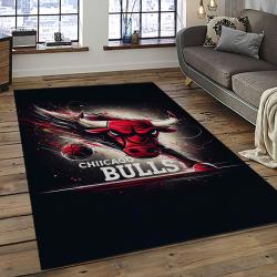 NBA Chicago Bulls Basketball Team Logo Sport Carpet Area Rug Home Decor Best Gift For Friends CB80