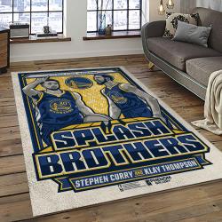 NBA Golden State Warriors Basketball Team Logo Sport Carpet Area Rug Home Decor Best Gift For Friends GSW70
