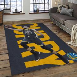 NBA Golden State Warriors Basketball Team Logo Sport Carpet Area Rug Home Decor Best Gift For Friends GSW72