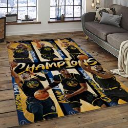 NBA Golden State Warriors Basketball Team Logo Sport Carpet Area Rug Home Decor Best Gift For Friends GSW75