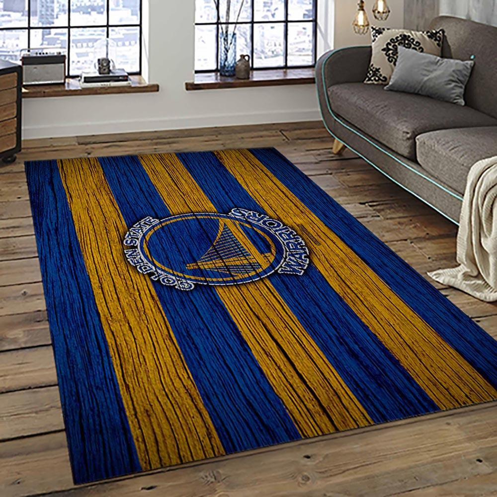 NBA Golden State Warriors Basketball Team Logo Sport Carpet Area Rug Home Decor Best Gift For Friends GSW80