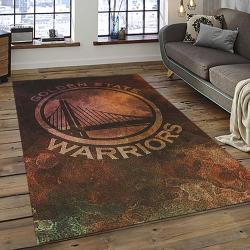 NBA Golden State Warriors Basketball Team Logo Sport Carpet Area Rug Home Decor Best Gift For Friends GSW83