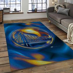 NBA Golden State Warriors Basketball Team Logo Sport Carpet Area Rug Home Decor Best Gift For Friends GSW87