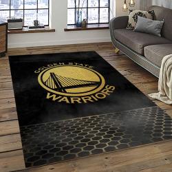 NBA Golden State Warriors Basketball Team Logo Sport Carpet Area Rug Home Decor Best Gift For Friends GSW89