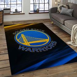 NBA Golden State Warriors Basketball Team Logo Sport Carpet Area Rug Home Decor Best Gift For Friends GSW92