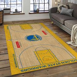 NBA Golden State Warriors Basketball Team Logo Sport Carpet Area Rug Home Decor Best Gift For Friends GSW94