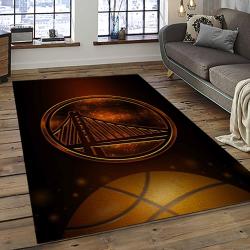 NBA Golden State Warriors Basketball Team Logo Sport Carpet Area Rug Home Decor Best Gift For Friends GSW97