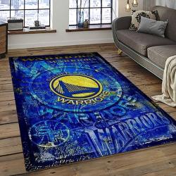 NBA Golden State Warriors Basketball Team Logo Sport Carpet Area Rug Home Decor Best Gift For Friends GSW99