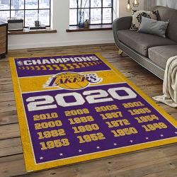 NBA Los Angeles Lakers Basketball Team Logo Sport Carpet Area Rug Home Decor Best Gift For Friends LASL14
