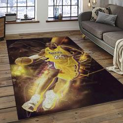 NBA Los Angeles Lakers Basketball Team Logo Sport Carpet Area Rug Home Decor Best Gift For Friends LASL19