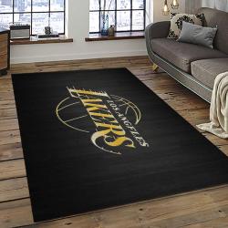 NBA Los Angeles Lakers Basketball Team Logo Sport Carpet Area Rug Home Decor Best Gift For Friends LASL2