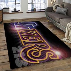 NBA Los Angeles Lakers Basketball Team Logo Sport Carpet Area Rug Home Decor Best Gift For Friends LASL22