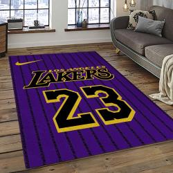 NBA Los Angeles Lakers Basketball Team Logo Sport Carpet Area Rug Home Decor Best Gift For Friends LASL26