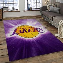 NBA Los Angeles Lakers Basketball Team Logo Sport Carpet Area Rug Home Decor Best Gift For Friends LASL29