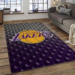 NBA Los Angeles Lakers Basketball Team Logo Sport Carpet Area Rug Home Decor Best Gift For Friends LASL30